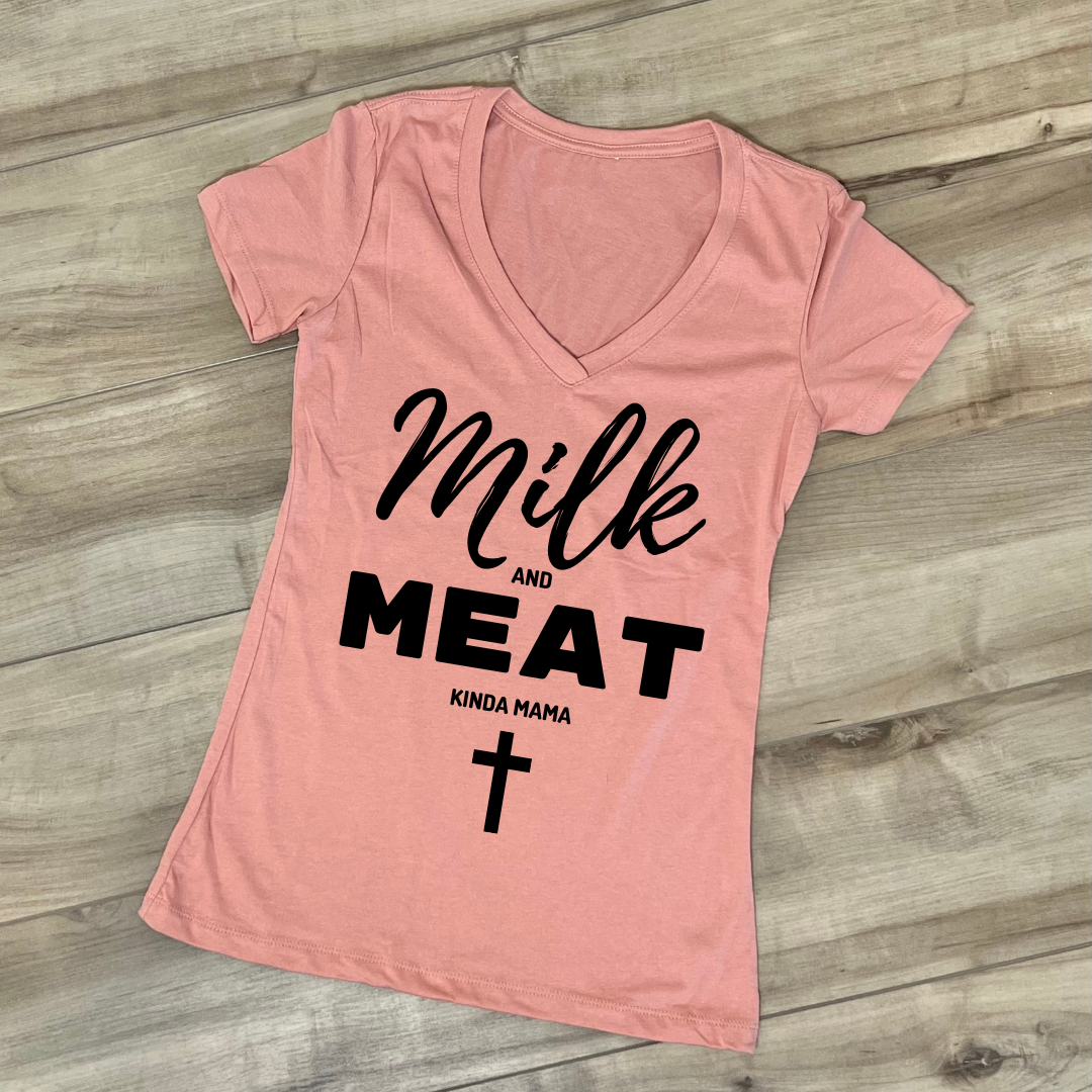 Milk and Meat Mama (Women's tshirt)