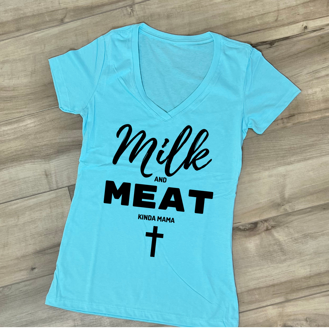 Milk and Meat Mama (Women's tshirt)