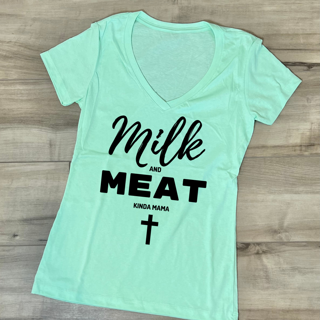 Milk and Meat Mama (Women's tshirt)