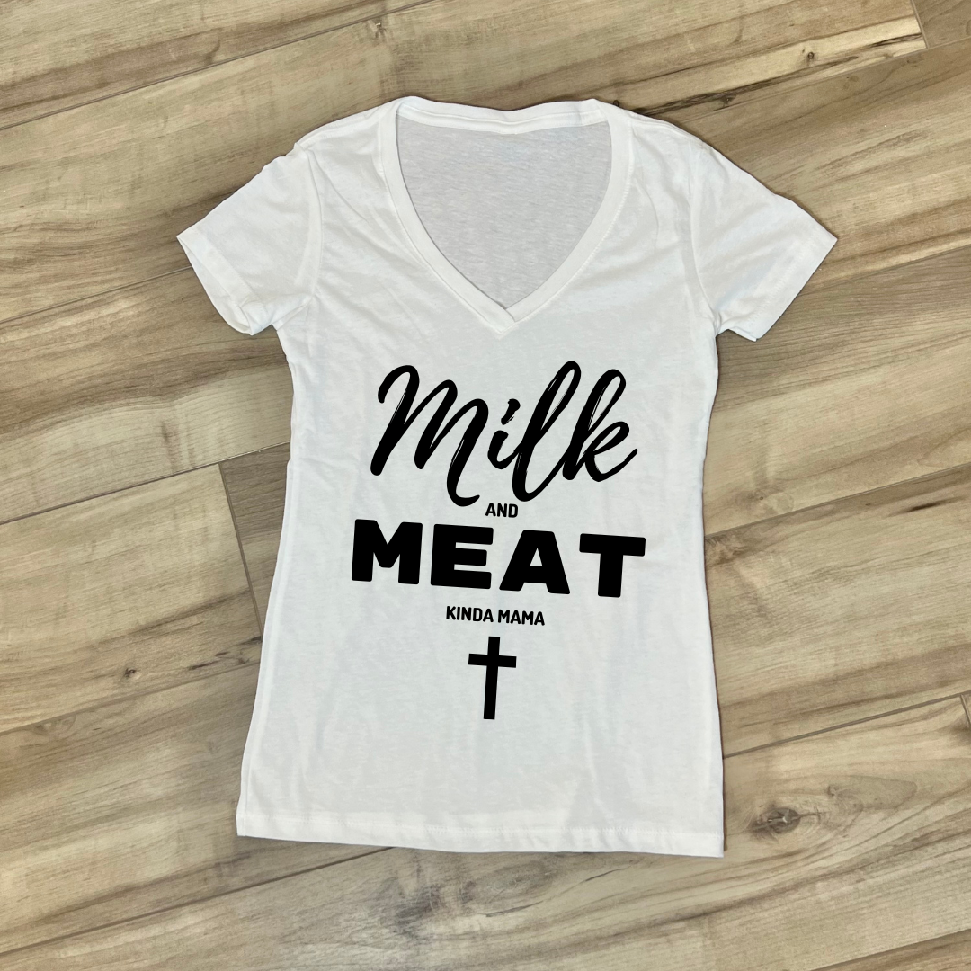 Milk and Meat Mama (Women's tshirt)
