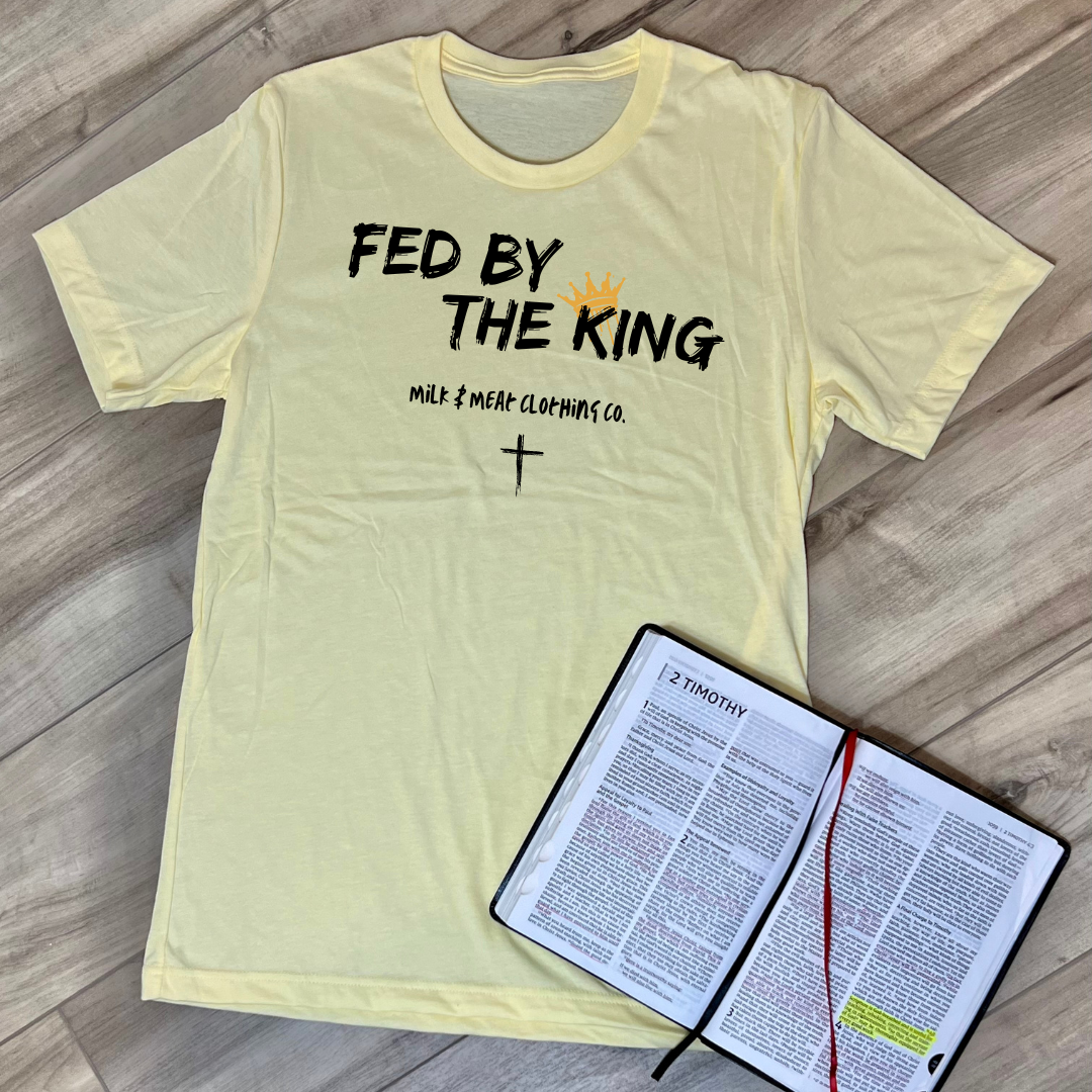 Fed By The King (Adult tshirt)