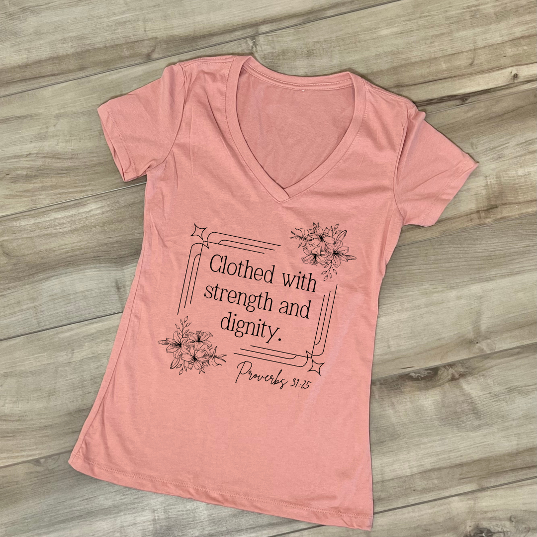 Proverbs 31:25 (Women's tshirt)