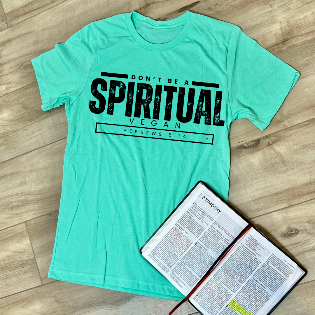 Spiritual Vegan (Adult tshirt)