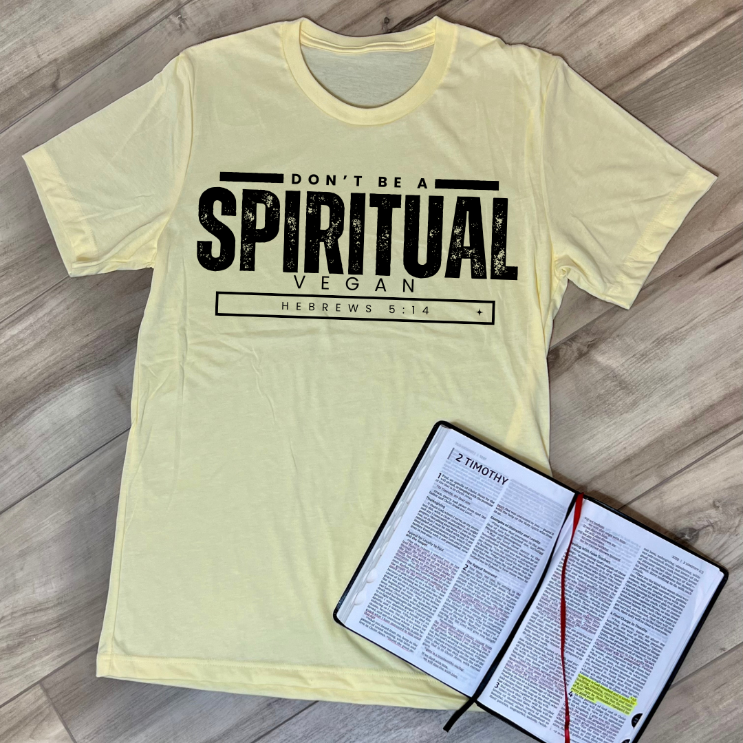 Spiritual Vegan (Adult tshirt)