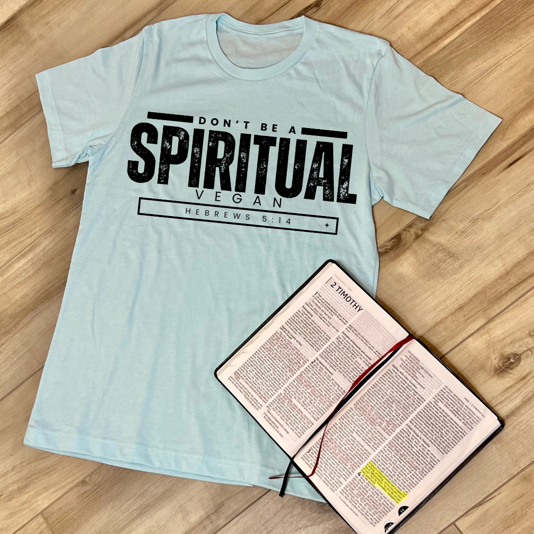 Spiritual Vegan (Adult tshirt)