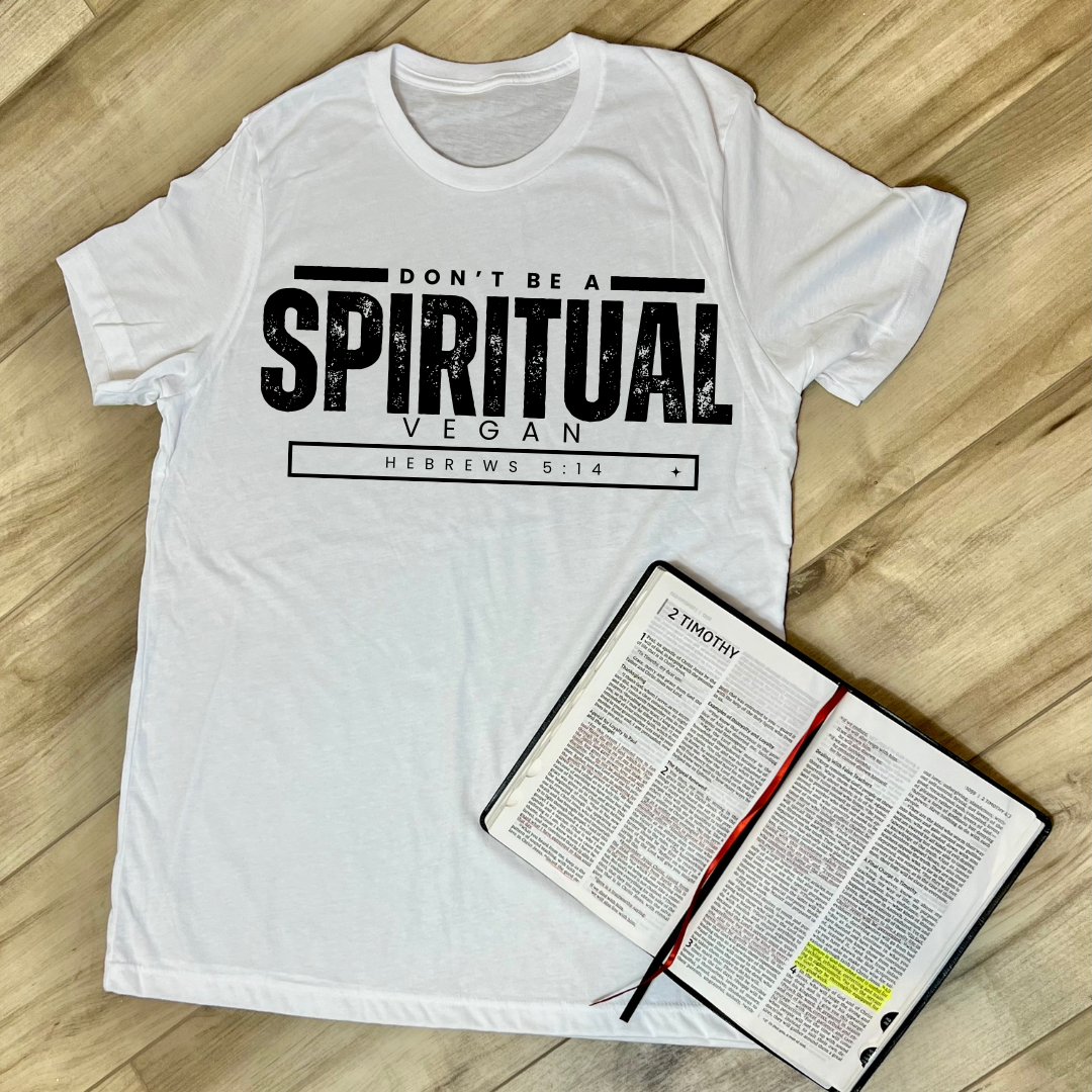 Spiritual Vegan (Adult tshirt)